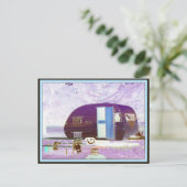 ヴィンテージキャンパー ポストカード (スタンド正面)