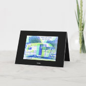 ヴィンテージキャンパー 父の日おめでとう カード (裏面)