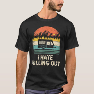 ヴィンテージキャンピングトレーラー旅行T Tシャツ
