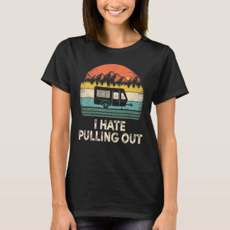 ヴィンテージキャンピングトレーラー旅行T Tシャツ