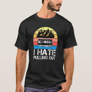 ヴィンテージキャンピングトレーラー旅行T Tシャツ