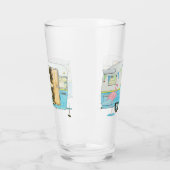 ヴィンテージキャンピングトレーラー タンブラーグラス (左)