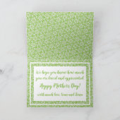 ヴィンテージキャンピングハッピーマザーズデイカード カード (内部)