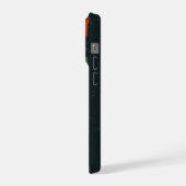 ヴィンテージキャンプライフのタイポグラフィ iPhoneケース (左側面)