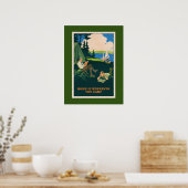 ヴィンテージキャンプ場ポスター ポスター (キッチン)