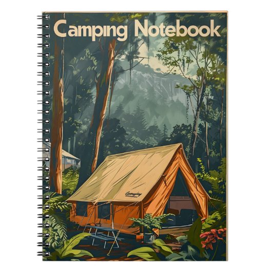 ヴィンテージキャンプinジャングル ノートブック (正面)
