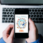 ヴィンテージキュイお洒落キッテンハッピーバースデー シーズンカード