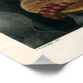 ヴィンテージキュリエ&イヴ果実と花の風景 ポスター (角)