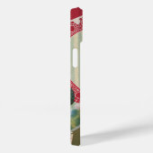 ヴィンテージキュートなバレンタインデー、 花を持つ少女 Case-Mate iPhoneケース (裏面 / 右)