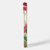 ヴィンテージキュートなバレンタインデー、 花を持つ少女 Case-Mate iPhoneケース (裏面 / 左)