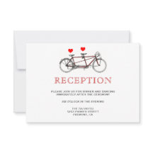 ヴィンテージキュートタンデムバイクの受付案内