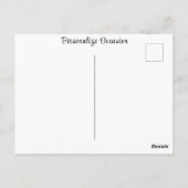 ヴィンテージキュートドイツシェパードパピードドッグポートレート ポストカード (裏面)