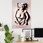 ヴィンテージキュートブロンドサンダー_コーブ ポスター (ホームオフィス)