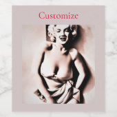 ヴィンテージキュートブロンドサンダー_コーブ ワインラベル (シングルラベル)