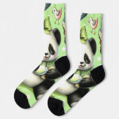 ヴィンテージキュートベビーパンダ ソックス (左)