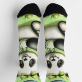 ヴィンテージキュートベビーパンダ ソックス (上部)