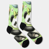 ヴィンテージキュートベビーパンダ ソックス (右)