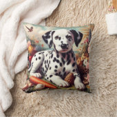 ヴィンテージキュート絵を描ダルマチア クッション (ブランケット)