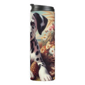 ヴィンテージキュート絵を描ダルマチア タンブラー (回転右)