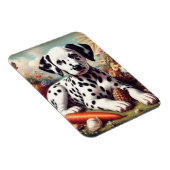 ヴィンテージキュート絵を描ダルマチア マグネット (右側)