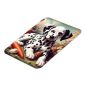 ヴィンテージキュート絵を描ダルマチア マグネット (左側)