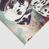 ヴィンテージキュート絵を描ダルマチア 薄葉紙 (詳細)