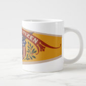 ヴィンテージキューバシガーラベルアート、アメリカ市民 ジャンボコーヒーマグカップ (右)