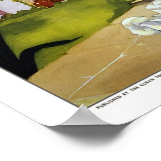 ヴィンテージキューバダンサー旅行 ポスター (角)