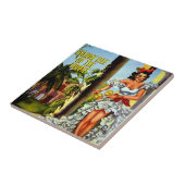 ヴィンテージキューバトラベル – ホリデーアイルトロピックス タイル (側面)