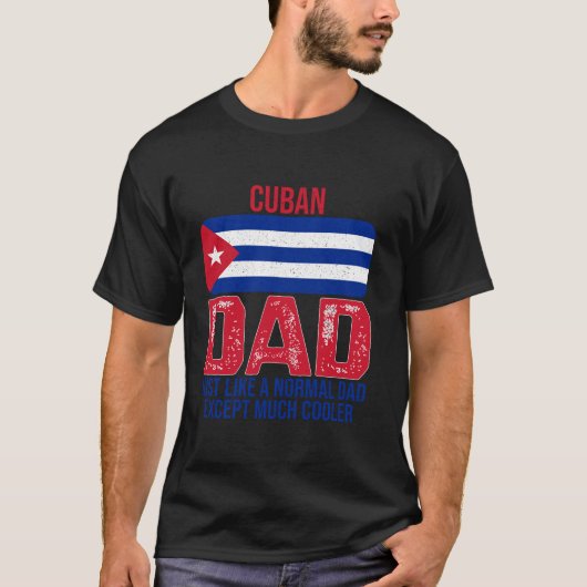ヴィンテージキューバパパキューバ国旗 Tシャツ (正面)