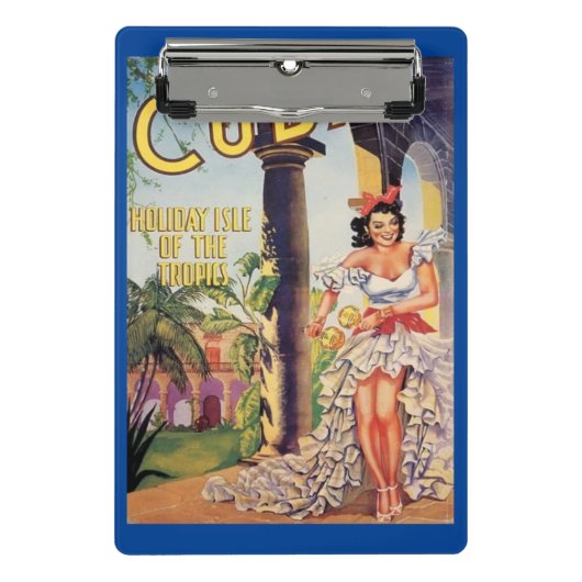 ヴィンテージキューバホリデーアイルオブトロピックス ミニクリップボード (正面)