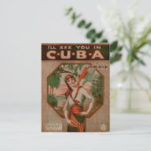 ヴィンテージキューバ旅行でお会いしよう カード (スタンド正面)