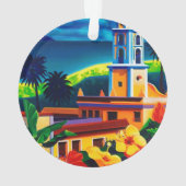 ヴィンテージキューバ旅行 オーナメント (裏面)