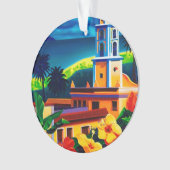 ヴィンテージキューバ旅行 オーナメント (正面)