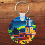 ヴィンテージキューバ旅行 キーホルダー (正面)