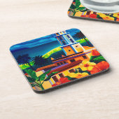 ヴィンテージキューバ旅行 コースター (左側)