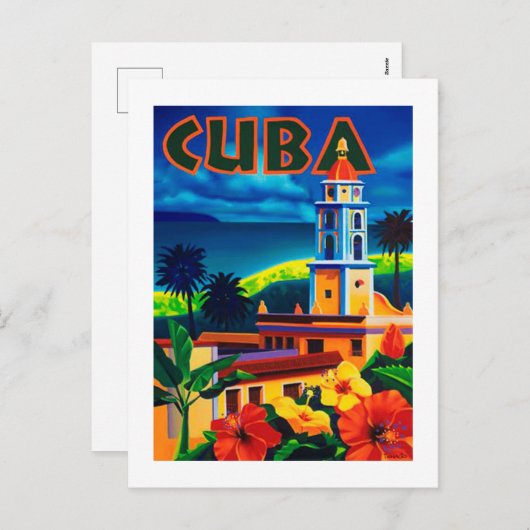 ヴィンテージキューバ旅行 シーズンポストカード (正面/裏面)