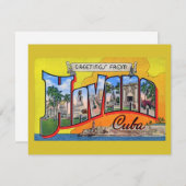 ヴィンテージキューバ旅行 – ハバナからの挨拶 (正面/裏面)
