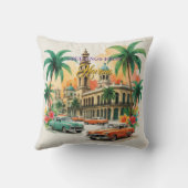 ヴィンテージキューバ旅行 – ハバナからの挨拶 クッション (裏面)