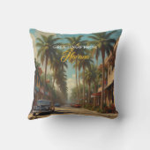 ヴィンテージキューバ旅行 – ハバナからの挨拶 クッション (裏面)