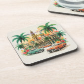 ヴィンテージキューバ旅行 – ハバナからの挨拶 コースター (左側)