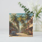 ヴィンテージキューバ旅行 – ハバナからの挨拶 シーズンカード (スタンド正面)