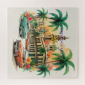 ヴィンテージキューバ旅行 – ハバナからの挨拶 ジグソーパズル (横)