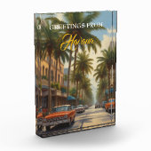 ヴィンテージキューバ旅行 – ハバナからの挨拶 フォトブロック (左)