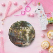 ヴィンテージキューバ旅行 – ハバナからの挨拶 ペーパープレート (パーティー)