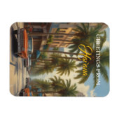 ヴィンテージキューバ旅行 – ハバナからの挨拶 マグネット (横)