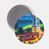 ヴィンテージキューバ旅行 マグネット (正面/裏面)