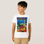 ヴィンテージキューバ旅行 Tシャツ (正面フル)