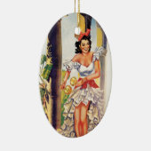 ヴィンテージキューバ観光客委員会熱帯旅行 セラミックオーナメント (右)