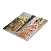 ヴィンテージキューバ観光客委員会熱帯旅行 タイル (側面)